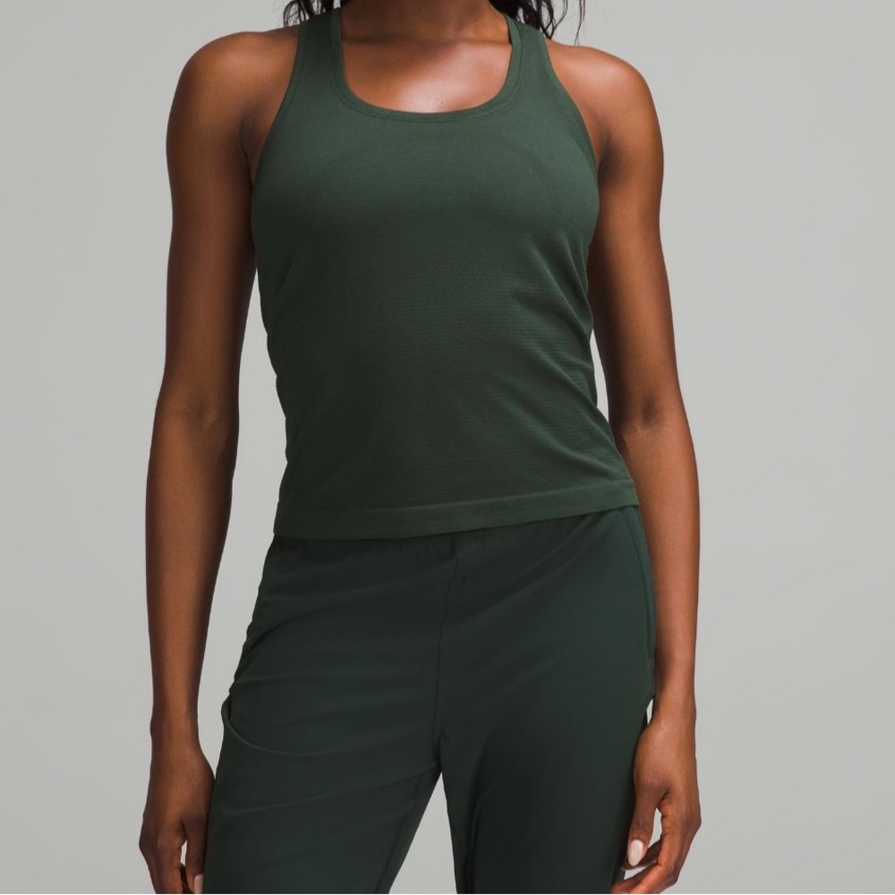 lululemon athletica Dark Green Tank Top
